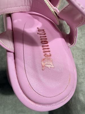 NWT Pink Demonia Platform Chunky Heels - Thumbnail 3
