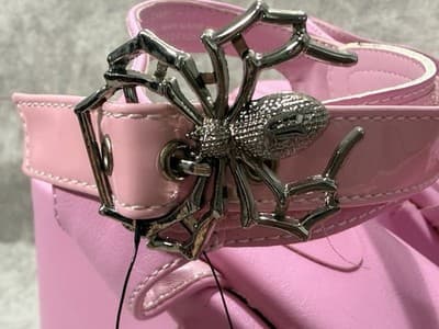 NWT Pink Demonia Platform Chunky Heels - Thumbnail 9