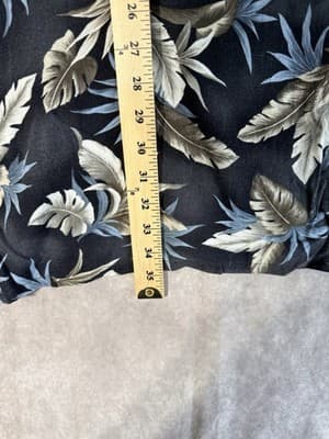 Vintage Pierre Cardin Hawaiian Camp Shirt Men’s S 3XLT Tropical Palms Button Up - Thumbnail 5