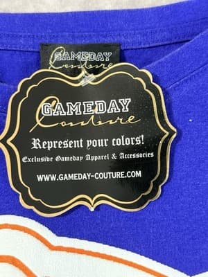 NWT Game Day Couture Women’s Size M Florida Gators 1/2 Sleeve Lightly Distressed - Thumbnail 4