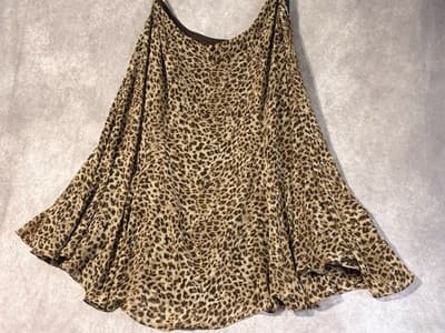 NWT Vintage Chaps Leopard Print Skirt Women’s Size 20W - Thumbnail 2