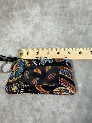 Vera Bradley Kensington Brown Amy Style Small Crossbody Bag EUC With Wallet - Thumbnail 12