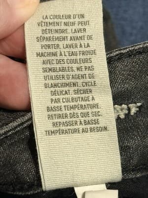 American Eagle Faded Black Stretch Skinny Jeans Women’s Size 2 - Thumbnail 6