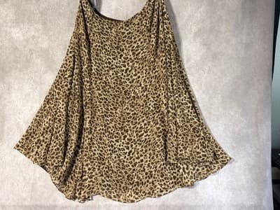 NWT Vintage Chaps Leopard Print Skirt Women’s Size 20W - Thumbnail 3