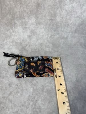 Vera Bradley Kensington Brown Amy Style Small Crossbody Bag EUC With Wallet - Thumbnail 13