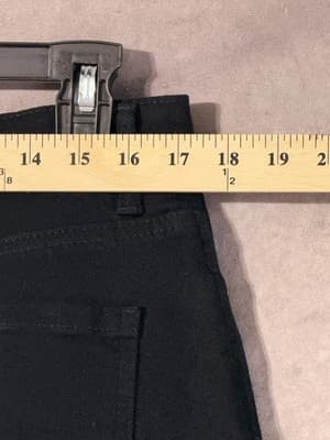 NWT Gloria Vanderbilt Amanda Slimming Jeans Coal Black Women’s Size 14 - Thumbnail 8