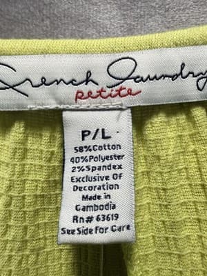 French Laundry Petite Yellow Women’s Too P/L - Thumbnail 4