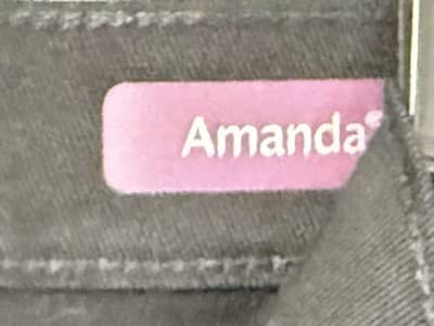 NWT Gloria Vanderbilt Amanda Slimming Jeans Coal Black Women’s Size 14 - Thumbnail 5