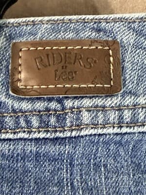 Riders By Lee Medium Wash Wide Leg Women’s Jeans Size 22 - Thumbnail 4