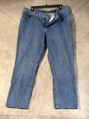 Riders By Lee Medium Wash Wide Leg Women’s Jeans Size 22 - Thumbnail 2
