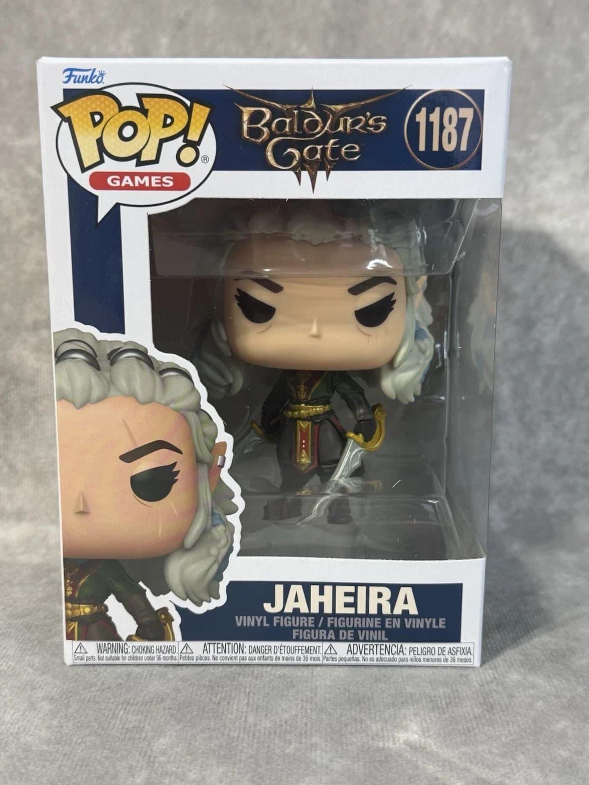 Funko Pop! Set of 3 Baldur's Gate 3 Jaheira 1187 Raphael 1188 & The Emperor 1189 - Thumbnail 3