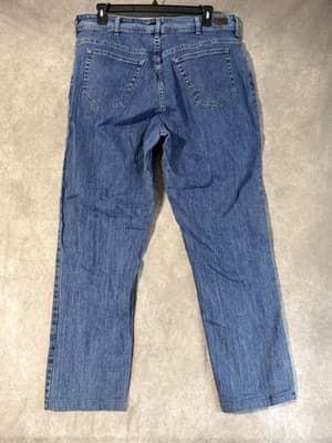 Riders By Lee Medium Wash Wide Leg Women’s Jeans Size 22 - Thumbnail 3