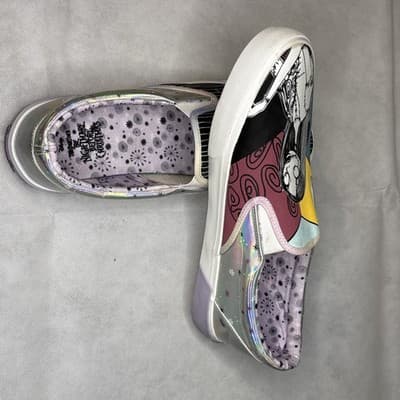 Nightmare Before Christmas Jack And Sally Slip On Shoes Size 10 - Thumbnail 4
