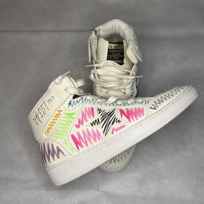 Vintage Havana Sneakers | Size 10 | Multi Swirl Hightop NIB - Thumbnail 3
