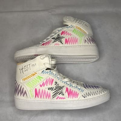Vintage Havana Sneakers | Size 10 | Multi Swirl Hightop NIB - Thumbnail 5