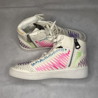 Vintage Havana Sneakers | Size 10 | Multi Swirl Hightop NIB - Thumbnail 6