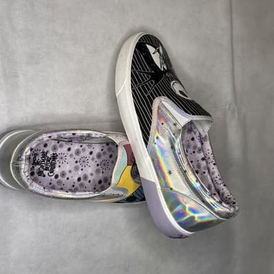 Nightmare Before Christmas Jack And Sally Slip On Shoes Size 10 - Thumbnail 5
