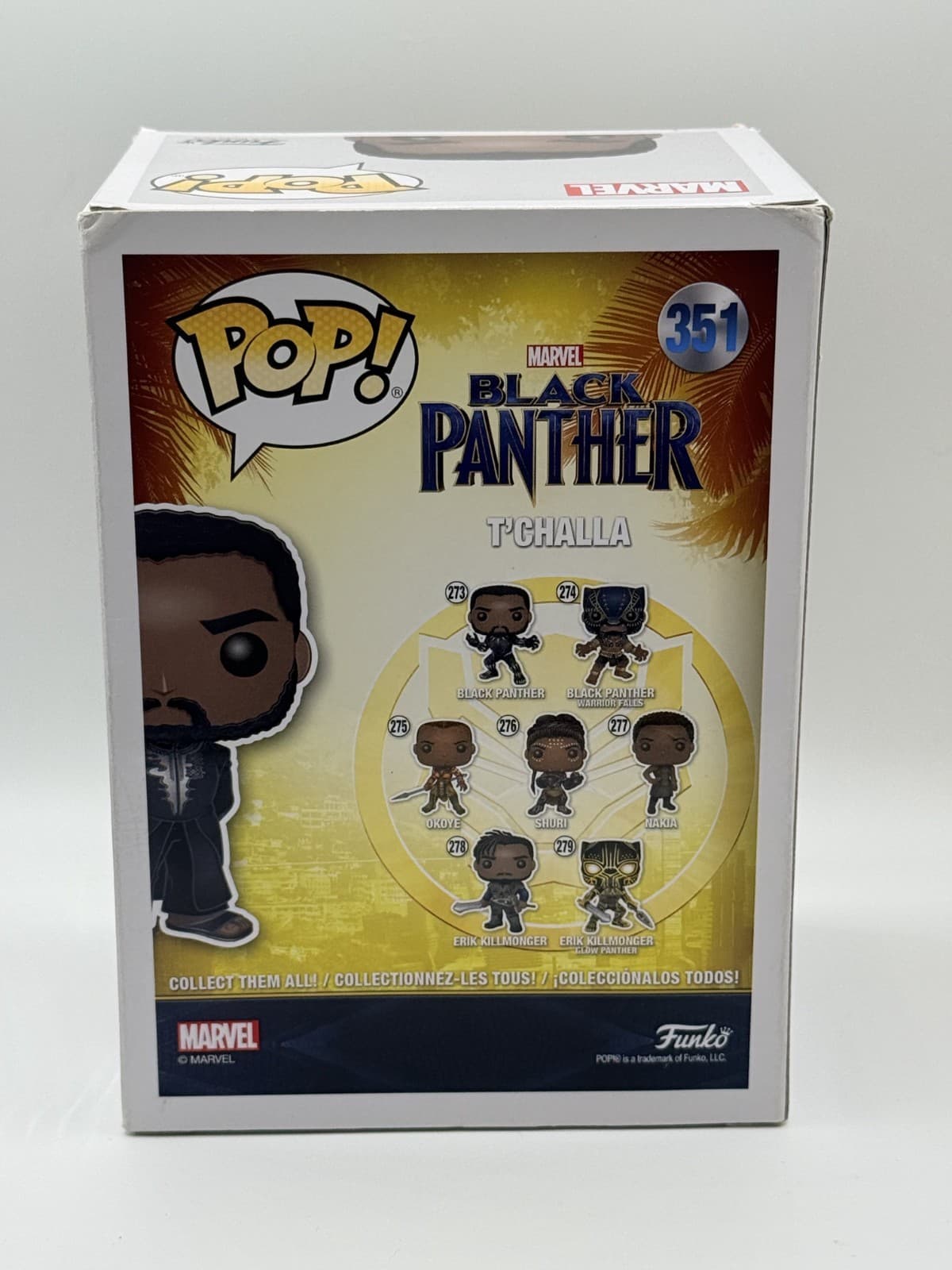Funko Pop! - Marvel - Black Panther - T'Challa #351 Vinyl Figure - Thumbnail 3