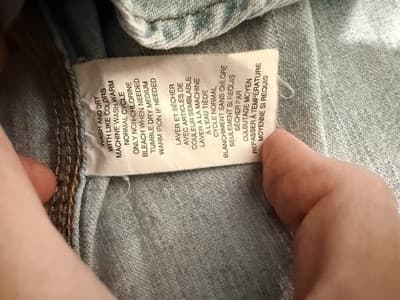 Levi Strauss Signature Premium Shirt Long Sleeve Button Up Light Wash Men’s sz L - Thumbnail 5