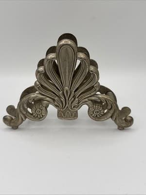Vintage Silver Plate Knife Rest Italy Knife Holder With matching Napkin Holders - Thumbnail 6