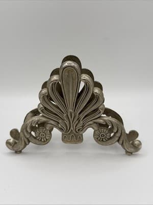 Vintage Silver Plate Knife Rest Italy Knife Holder With matching Napkin Holders - Thumbnail 8