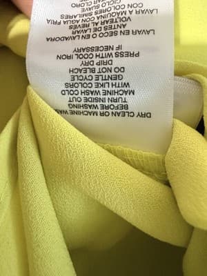 NWT Nine West Blouse Mojito Color Women’s Size M Long Sleeve 3 Button - Thumbnail 6