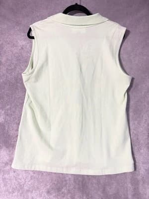 NWT Karen Scott light Green Collard Tank Women’s Size L - Thumbnail 3