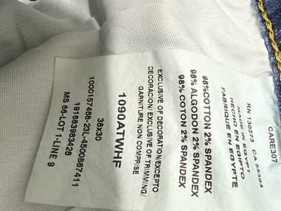 Wrangler Athletic Fit Jeans Men’s Size 38x30 Medium Wash - Thumbnail 5