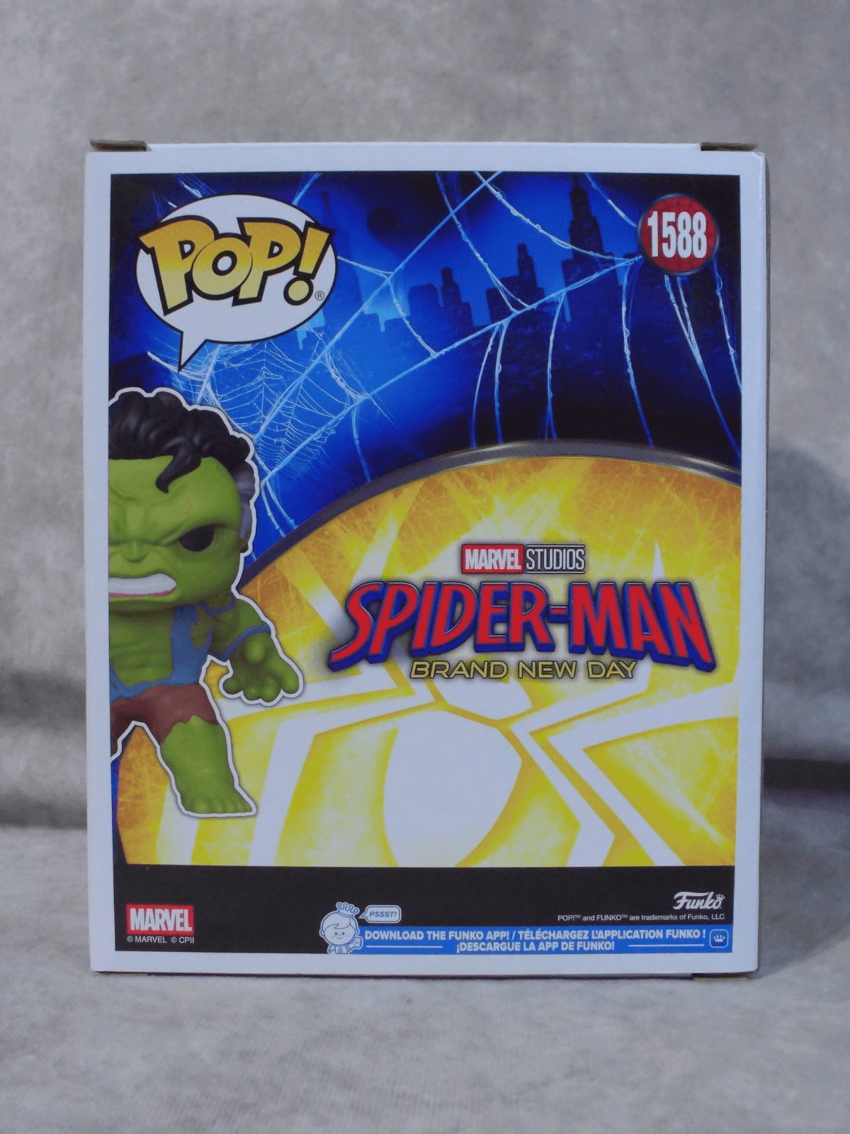 Funko Pop! Marvel Spider-Man Brand New Day Hulk #1588 6" - Thumbnail 3