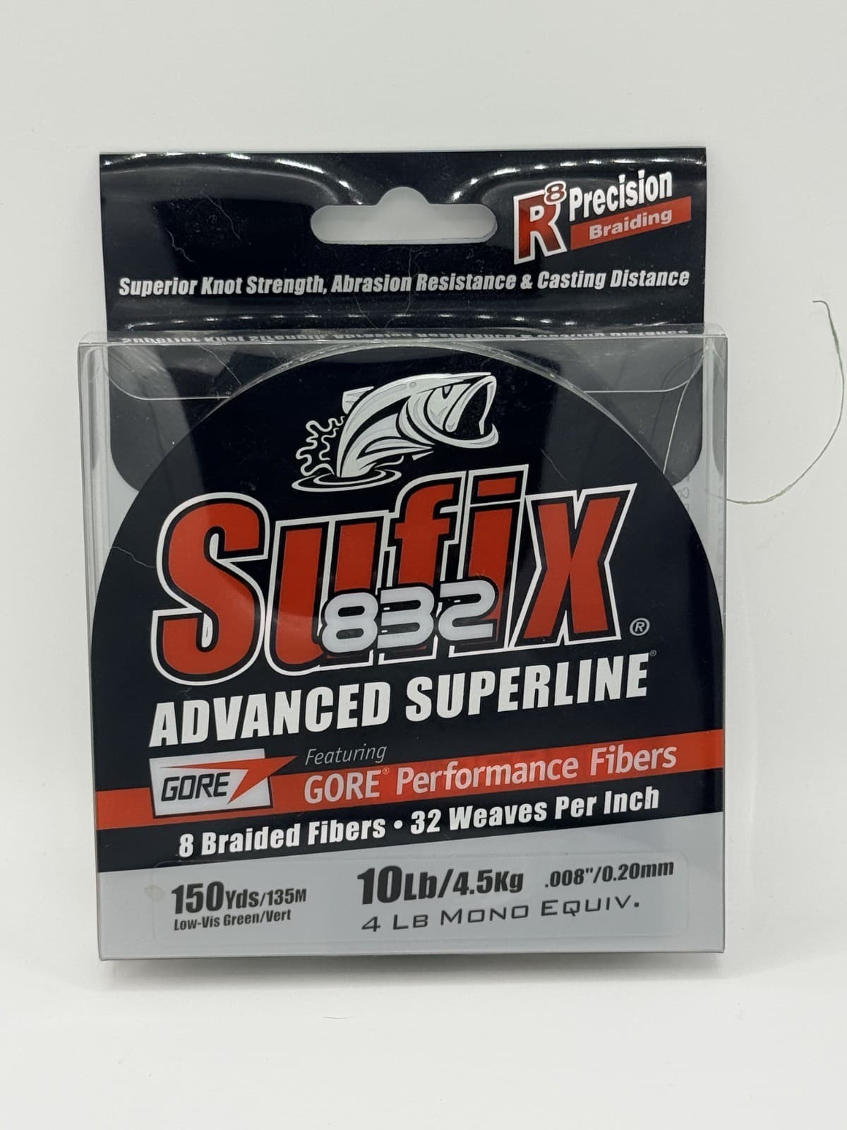 Suffix 832 Advanced Superline Braid | Low Vis Green | 150yds - Thumbnail 2