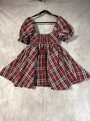 NWT Anthropologie Maeve Puff Sleeve Square Neck Mini Dress Size XS MSRP $158 - Thumbnail 3