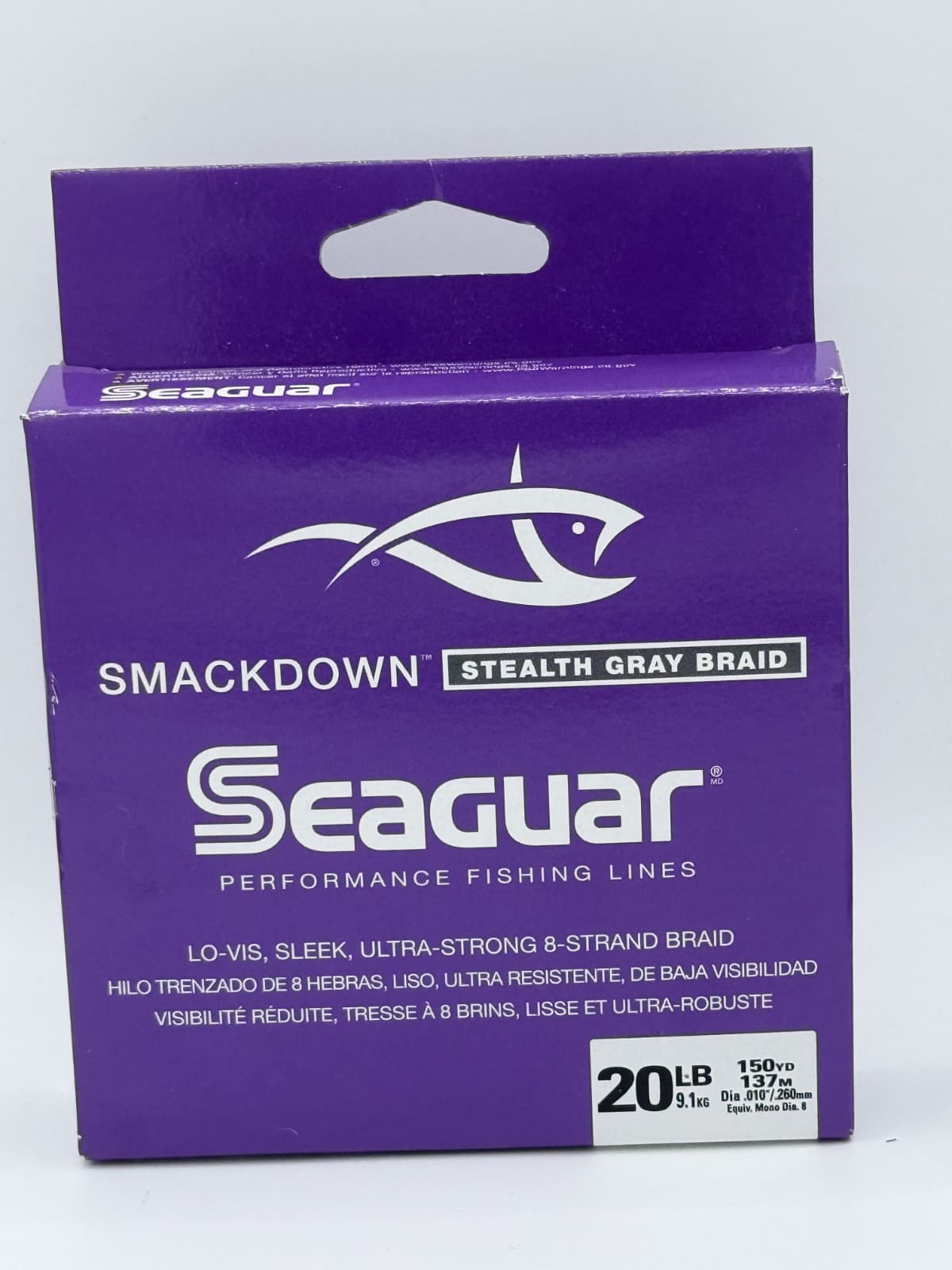 Seaguar Smack Down Braid | 150yd | Gray | various strengths - Thumbnail 2