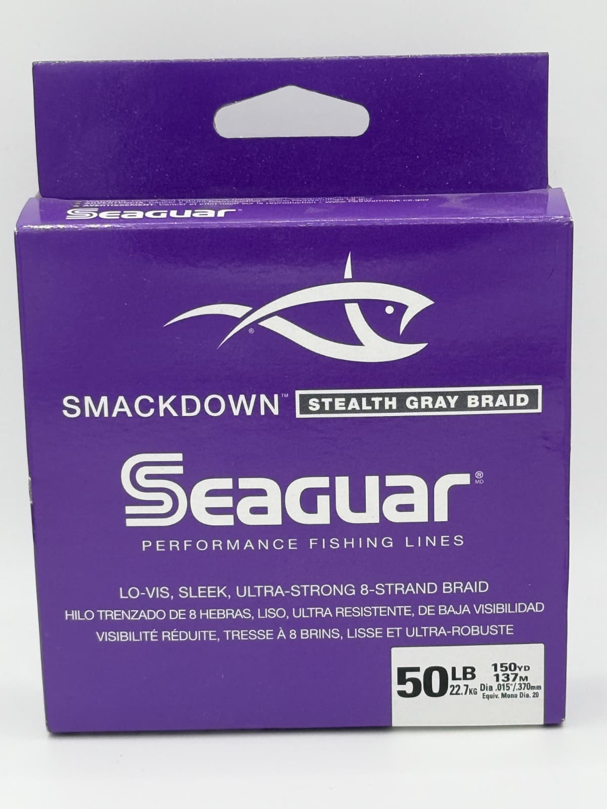 Seaguar Smack Down Braid | 150yd | Gray | various strengths - Thumbnail 5