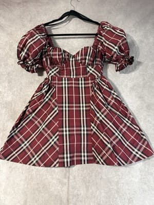 NWT Anthropologie Maeve Puff Sleeve Square Neck Mini Dress Size XS MSRP $158 - Thumbnail 2