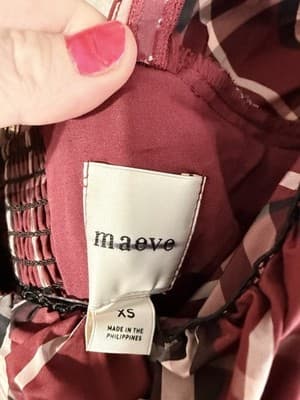 NWT Anthropologie Maeve Puff Sleeve Square Neck Mini Dress Size XS MSRP $158 - Thumbnail 9
