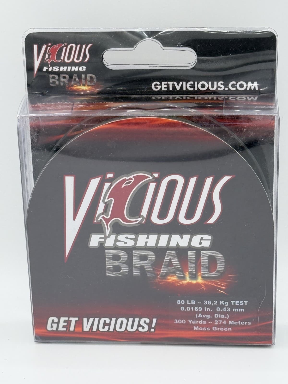 Vicious Braid | Moss Green | varied size - Thumbnail 2