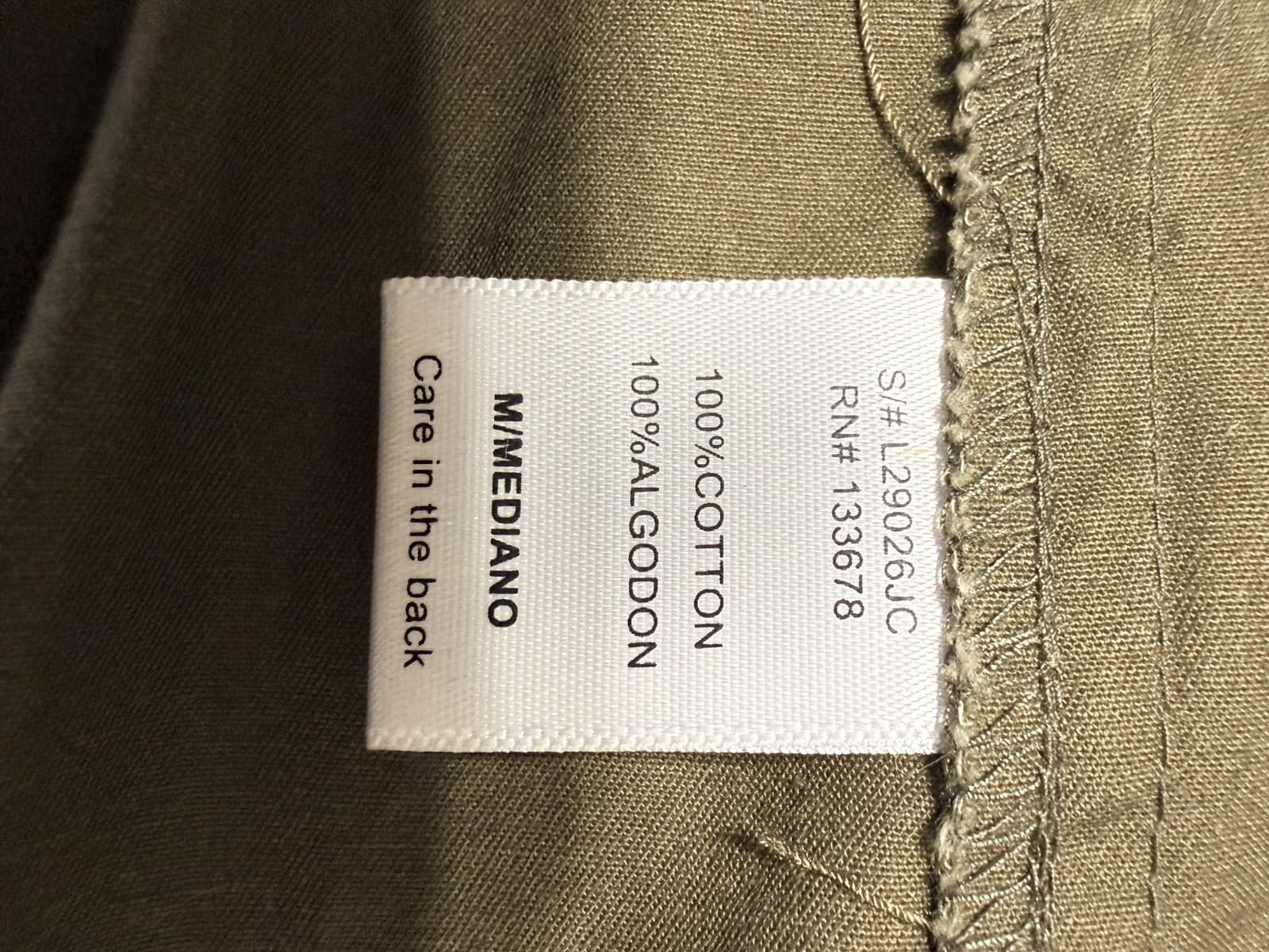 Love Tree Women's Green Hooded Anorak Utility Jacket w/ Pockets Drawstring M - Thumbnail 6