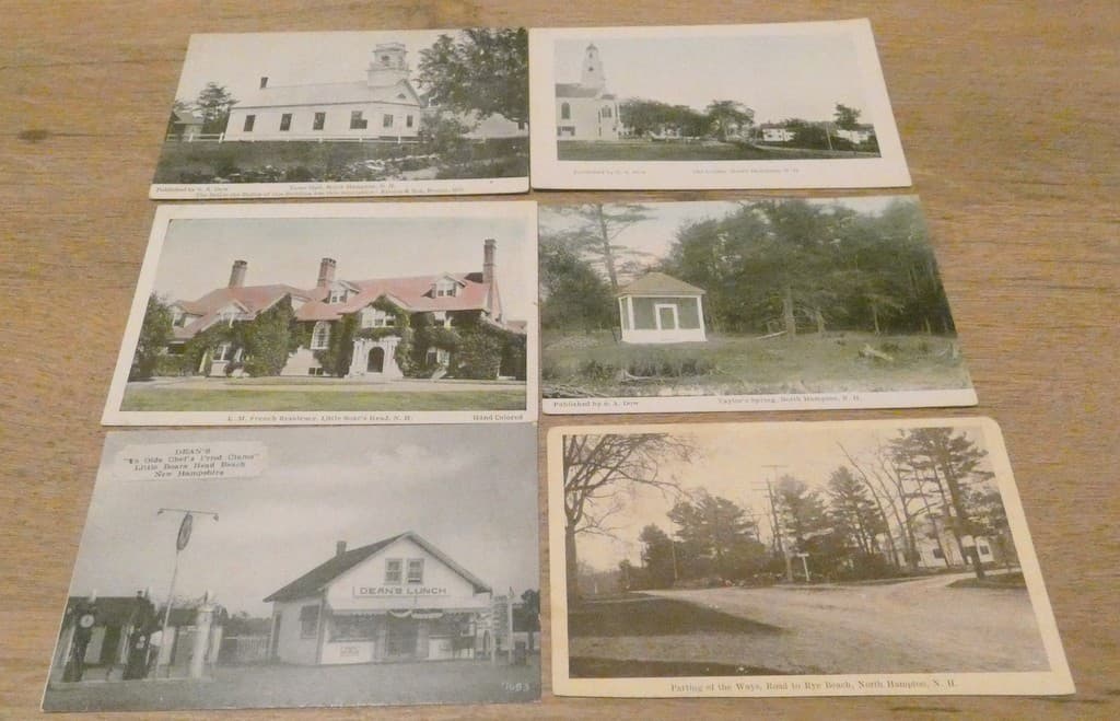 Hampton NH New Hampshire Vintage Postcard Lot (6)