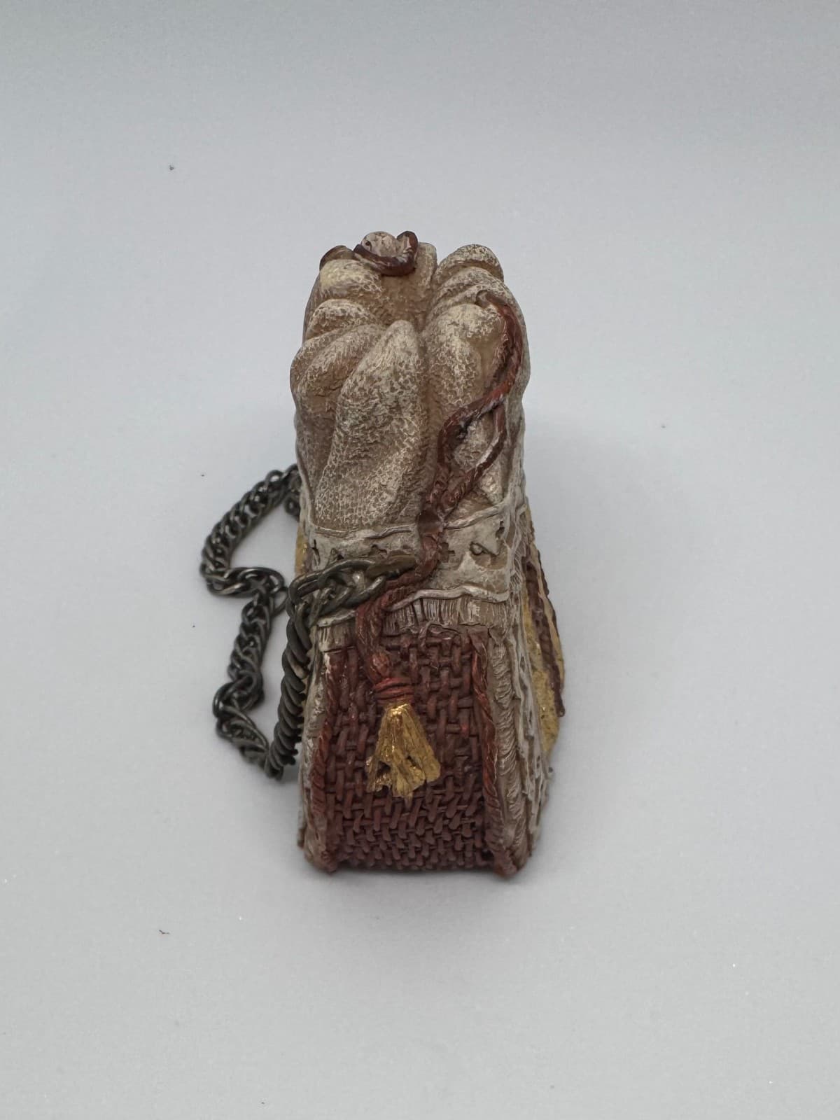 Miniature embroidered potli bag & miniature decorative shoe figurine - Thumbnail 5
