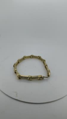 Gold-Diamond Bracelet 48 Diamonds 2.40 Carat T.W. 14K Yellow Gold 18 (GJE003759) - Thumbnail 7