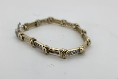 Gold-Diamond Bracelet 48 Diamonds 2.40 Carat T.W. 14K Yellow Gold 18 (GJE003759) - Thumbnail 4