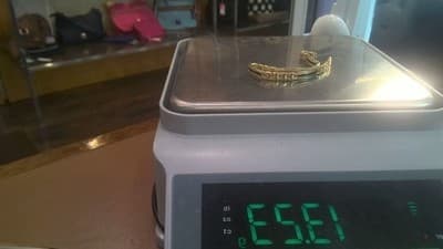 Onyx Gold-Stone Bracelet 14K Yellow Gold 13.23g (GJE003758) - Thumbnail 2