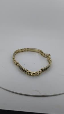 Onyx Gold-Stone Bracelet 14K Yellow Gold 13.23g (GJE003758) - Thumbnail 8