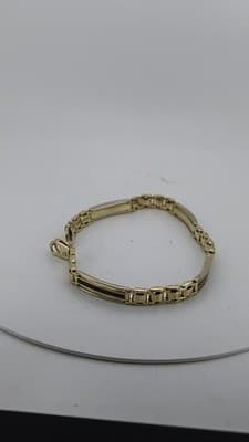 Onyx Gold-Stone Bracelet 14K Yellow Gold 13.23g (GJE003758) - Thumbnail 5