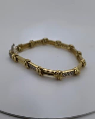Gold-Diamond Bracelet 48 Diamonds 2.40 Carat T.W. 14K Yellow Gold 18 (GJE003759) - Thumbnail 5