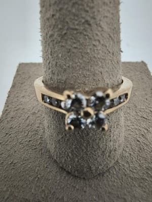 Lady's Diamond Engagement Ring 10 Diamonds .70 Carat T.W. 14K Yellow (GJE003775) - Thumbnail 9
