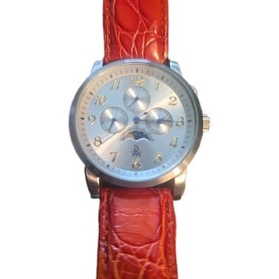 Danbury Mint Men's Moonphase Watch Working 41MM Case - Thumbnail 6