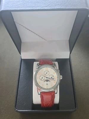 Danbury Mint Men's Moonphase Watch Working 41MM Case - Thumbnail 5