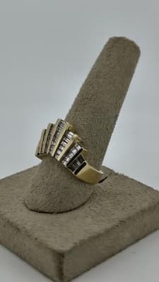 Lady's Diamond Cluster Ring 40 Diamonds 1.20 Carat T.W. 14K Yellow G (GJE003752) - Thumbnail 5