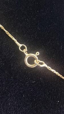 Diamond Necklace 3 Diamonds .85 Carat T.W. 14K Yellow Gold 4.3g (GJE003756) - Thumbnail 7